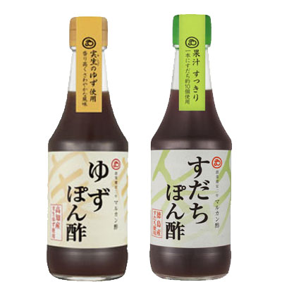 新商品情報〜「ゆずぽん酢」を新発売・「すだちぽん酢300ml」をリニューアル発売いたします