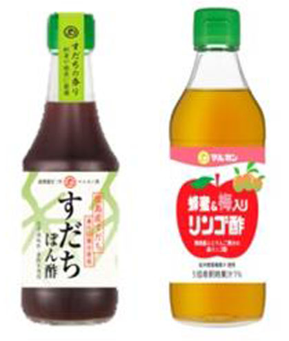 新商品情報〜「蜂蜜＆梅入りリンゴ酢360ml」を新発売、「すだちぽん酢300ml」をリニューアル発売いたします